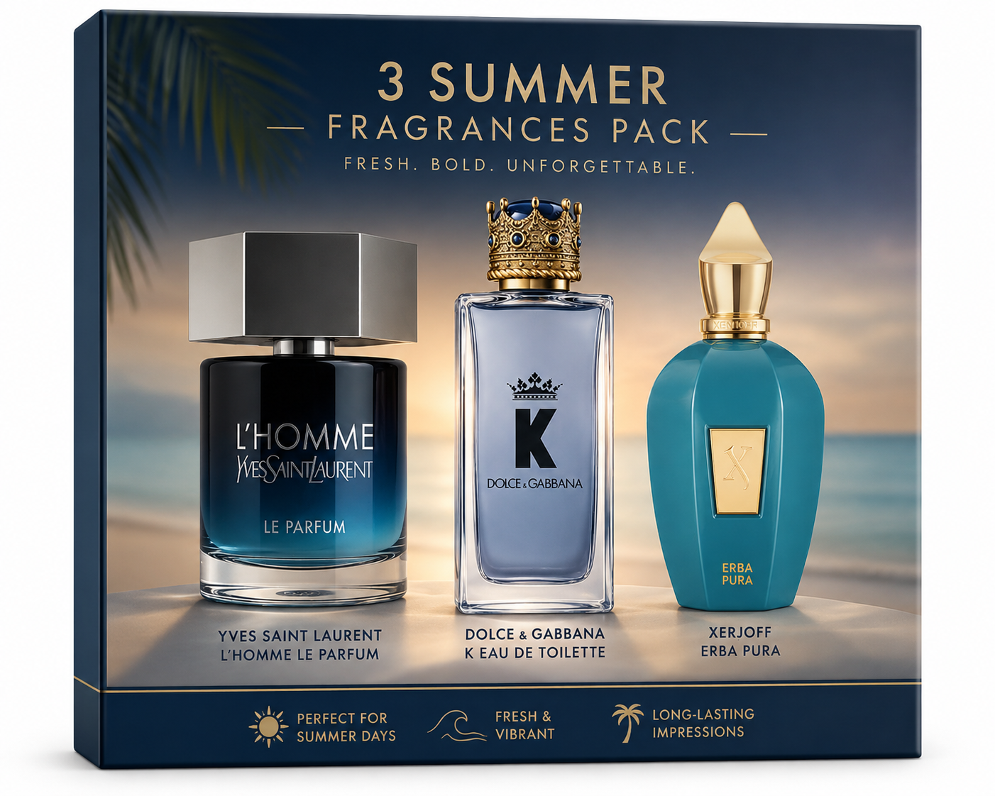 3 SUMMER FRAGRANCES PACK